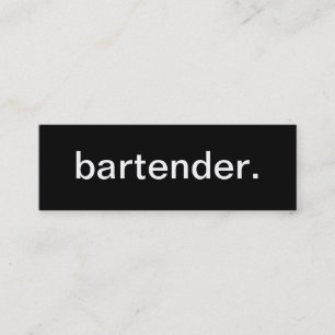 Bartender Visitekaartje