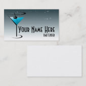 Bartender Visitekaartje Martini Logo (Voorkant / Achterkant)