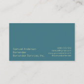 Bartender Visitekaartjes (Achterkant)