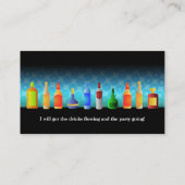 Bartender Visitekaartjes (Achterkant)