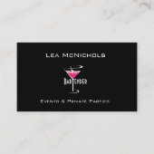 Bartender Visitekaartjes Sjabloon Martini (Voorkant)