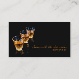Bartender Zakelijke Kaarten Visitekaartje