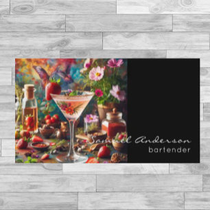 Bartender Zakelijke Kaarten Visitekaartje