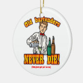 Bartenders Keramisch Ornament (Links)
