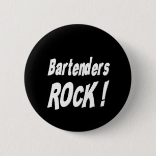 Bartenders Rock! Knoop Ronde Button 5,7 Cm