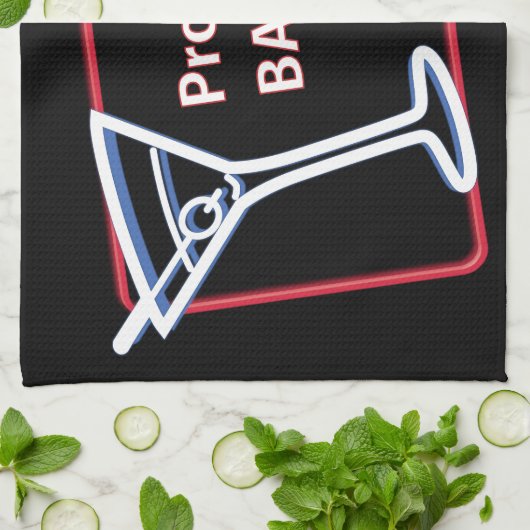 Bartending professionnel Bar de l'école serviette (Plié)