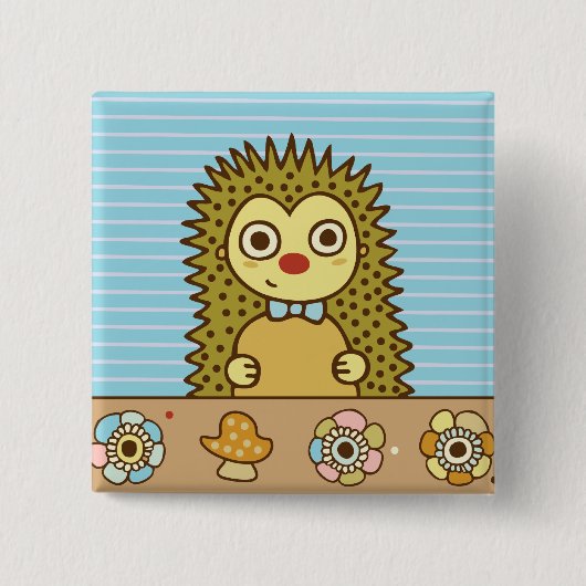 Bartholomew Vierkante Button 5,1 Cm (Voorkant)