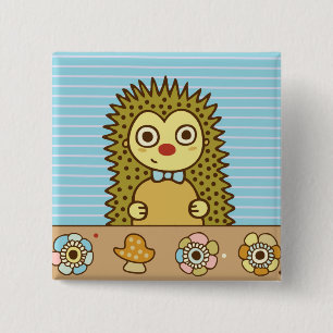 Bartholomew Vierkante Button 5,1 Cm