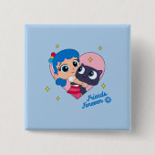Bartleby - Friends Forever Vierkante Button 5,1 Cm (Voorkant)