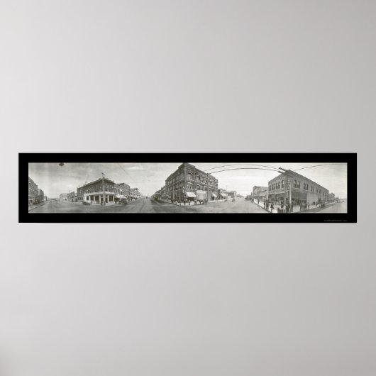 Bartlesville, Oklahoma Foto 1910 Poster (Voorkant)