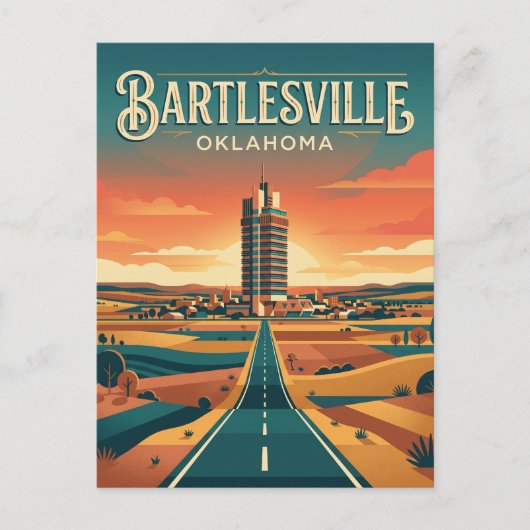 Bartlesville VS Briefkaart (Voorkant)