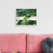 Bartlett Pears op Tree Hitching Post Canvas Afdruk (Insitu (Woonkamer))