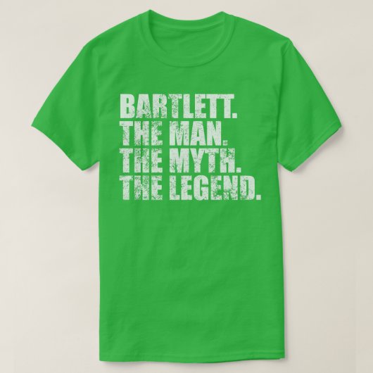 BartlettBartlett Achternaam Bartlett Ba T-shirt (Design voorkant)