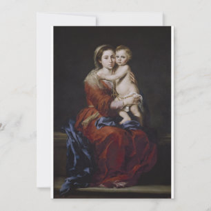 Bartolomé Esteban Murillo - Virgin en kind met Kaart