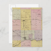 Barton County, Kansas Briefkaart (Voorkant / Achterkant)