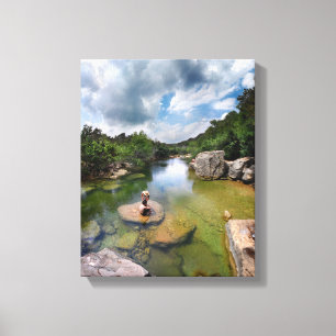 Barton Creek 15 - Austin Texas Canvas Afdruk