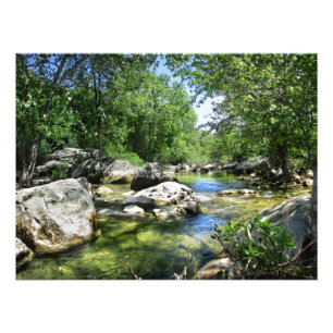 Barton Creek Crossing - Austin Texas Foto Afdruk