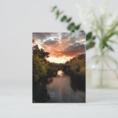 Barton Creek Sunset - Austin Texas Briefkaart (Staand voorkant)