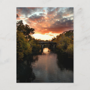 Barton Creek Sunset - Austin Texas Briefkaart