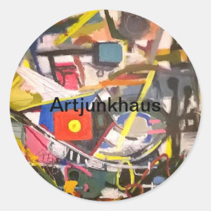 Barton Springs Austin Texas Hankamer Artjunkhaus Ronde Sticker