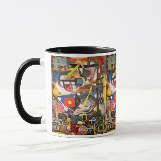 "Barton Springs" tasse à peinture Jeff Hankamer (Gauche)