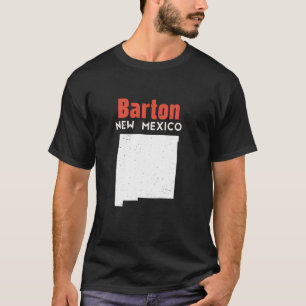 Barton USA State America Travel New Mexican New Me T-shirt