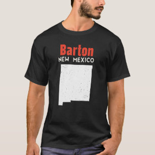 Barton USA State America Travel New Mexican New Me T-shirt