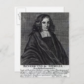 Baruch de Spinoza Briefkaart (Voorkant / Achterkant)