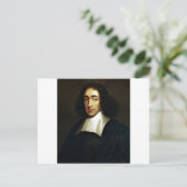 Baruch Spinoza Briefkaart (Staand voorkant)