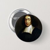 Baruch Spinoza Ronde Button 5,7 Cm (Voorkant /achterkant)