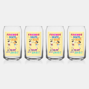 Barware pour amis Patiner avec cœur S'envoler avec