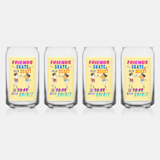 Barware pour amis Patiner avec cœur S'envoler avec