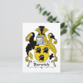 Barwick Family Crest Briefkaart (Staand voorkant)