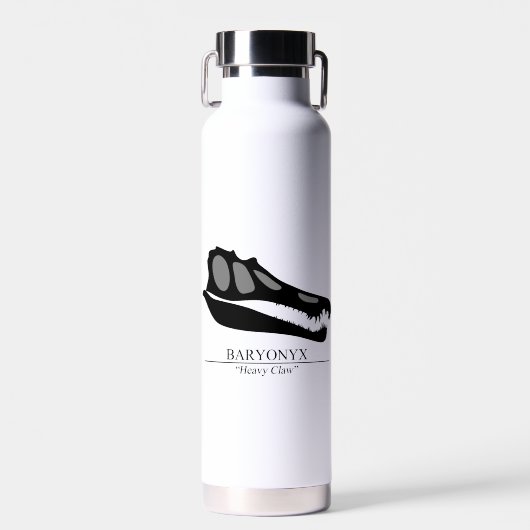 Baryonyx Skull Waterfles (Voorkant)