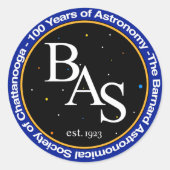 BAS 100 Year Logo Sticker (Devant)