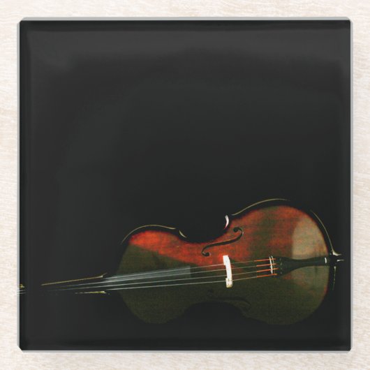 Bas 3 coastercna glazen onderzetter (Voorkant)