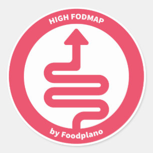 Bas autocollant de régime de FODMAP pour de hautes