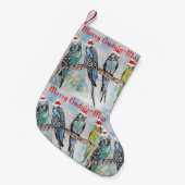 Bas Budgies Joyeux Budgiemas Chaussette de Noël (Devant (Accrochage))