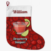Bas Chaussette de Noël au Daiquiri de Fraise (Devant)