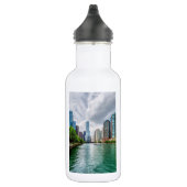 Bas Chicago River Bouteille en acier inoxydable (Droite)