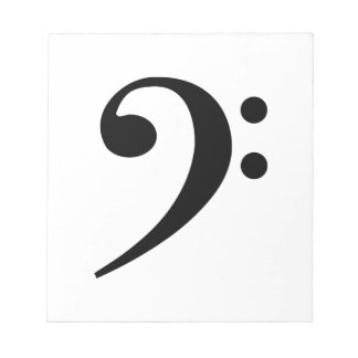 bas-clef notitieblok