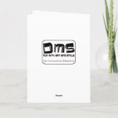 bas de noël et carte de cheminée (Dos)