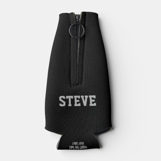 Bas Gevist Hobby Quote Largemouth Funny Flesjeskoeler (Achterkant)