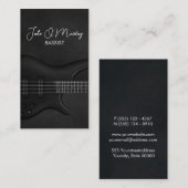 Bas gitarist bassist visitekaartje (Voorkant / Achterkant)