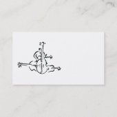 Bas-, rechte en elektrische omtrekken met Man Visitekaartje (Achterkant)