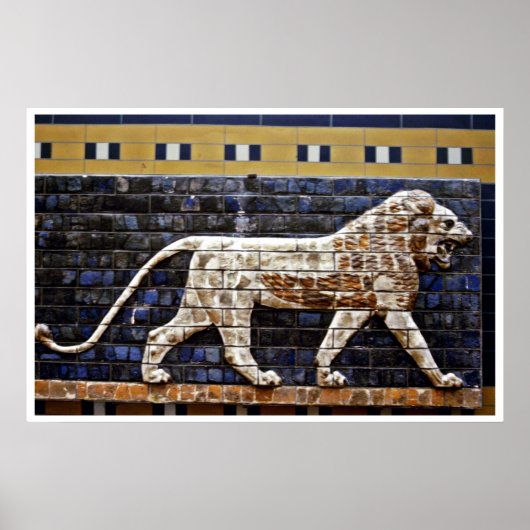 Bas Relief, Ishtar Lion Gate - Istanbul Poster (Voorkant)