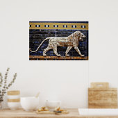 Bas Relief, Ishtar Lion Gate - Istanbul Poster (Keuken)