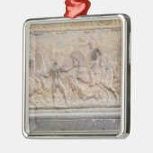 Bas-reliëf Metalen Ornament (Links)