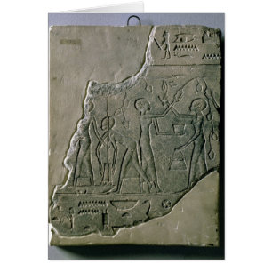 Bas relief of priestesses Collection grapes, 26th-