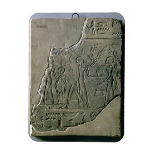 Bas relief of priestesses Collection grapes, 26th- Magneet